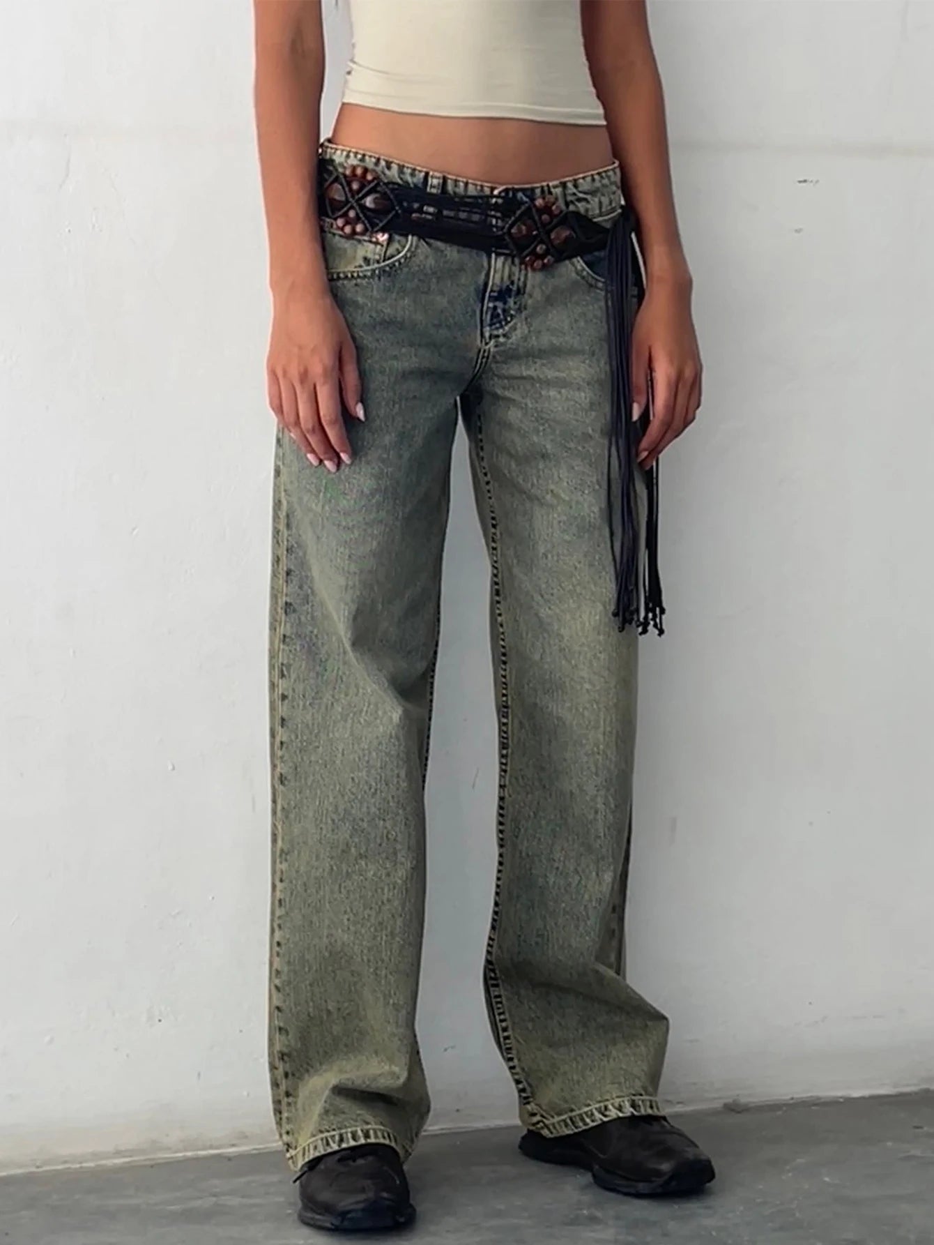 High Waist Baggy Jean