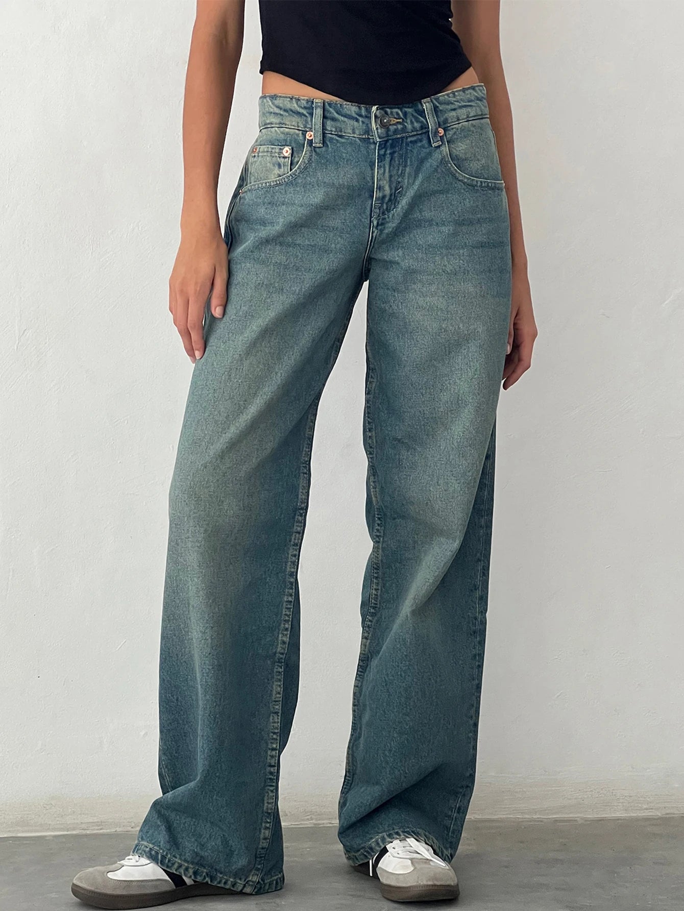 High Waist Baggy Jean