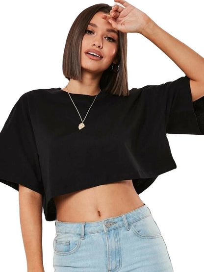 Cotton Short Crop Top