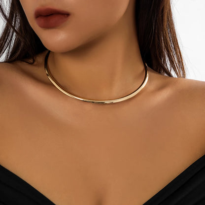 Chunky Circle Torques Necklace