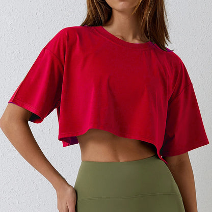 Cotton Short Crop Top