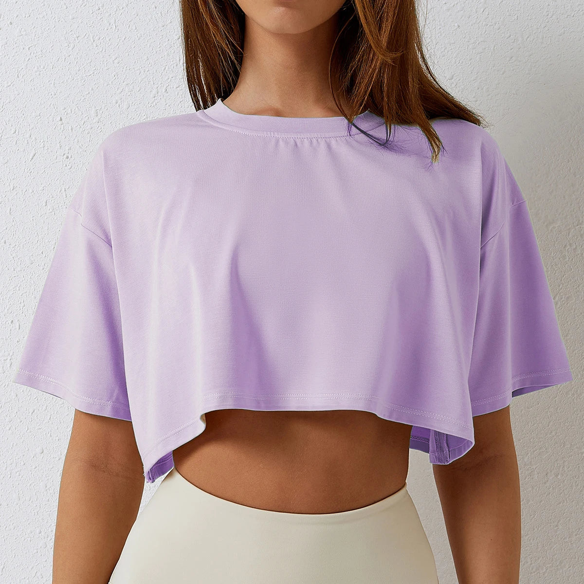 Cotton Short Crop Top