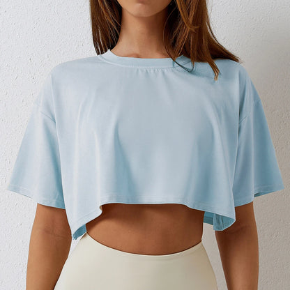 Cotton Short Crop Top