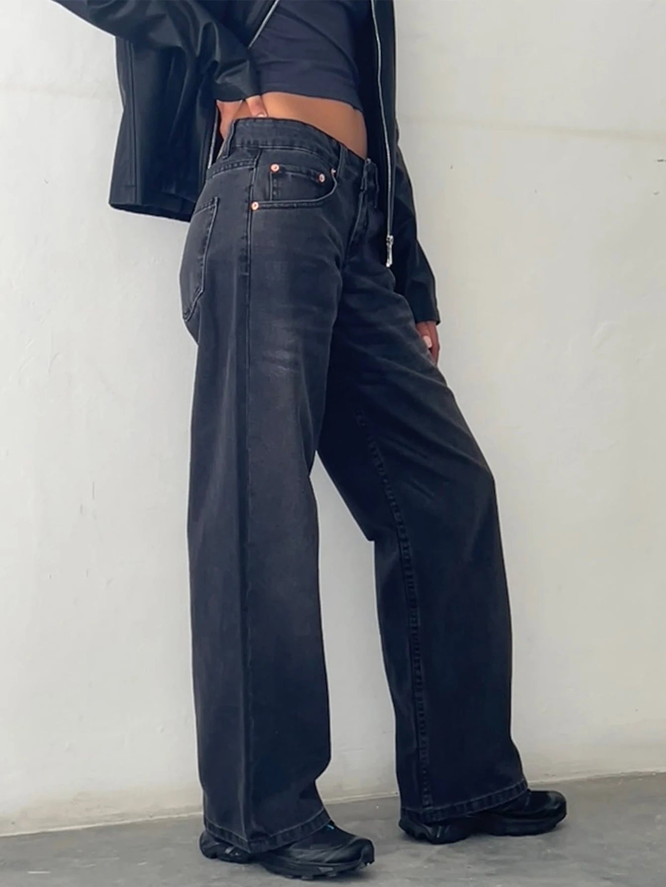 High Waist Baggy Jean