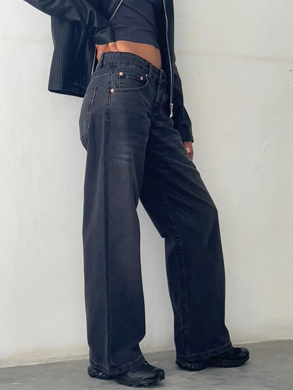 High Waist Baggy Jean